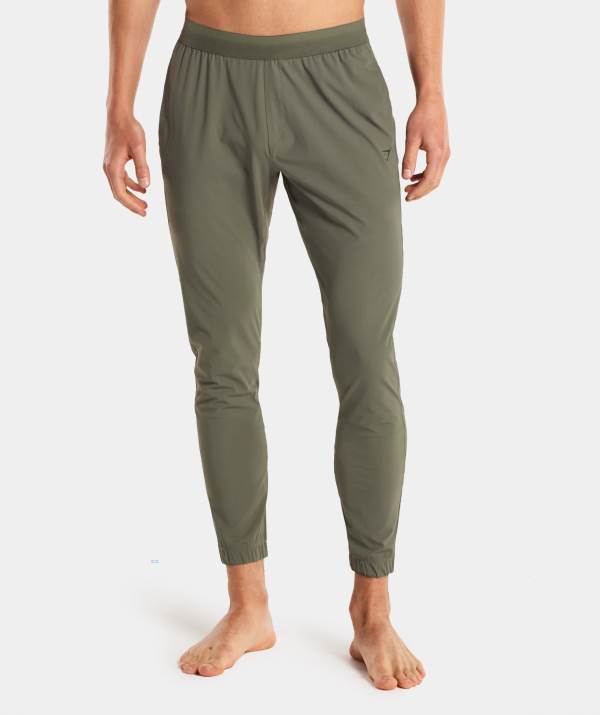 Panske Joggers Gymshark Studio Zelene | KH0531974